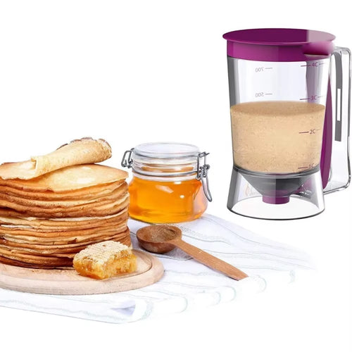 900ml Batter Dispenser 🧁 – Precision Squeeze Handle for Cakes, Pancakes & Baked Goods